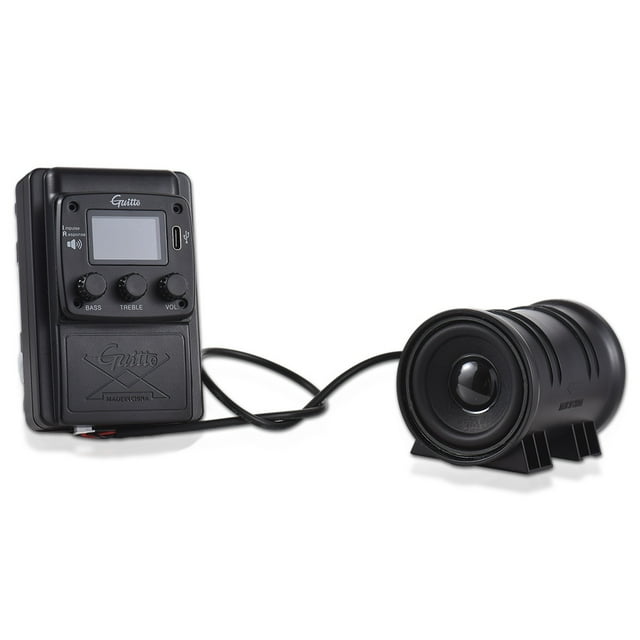 Guitto instrument de Musique Micro, Ir Vibration Micro d'Affichage Micro avec Micro Classique avec Ir Classique Micro de Vibration Tons Lcd / Reverb Delay Tuner Micro Écran Lcd 36-42in Classique et