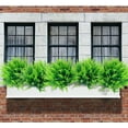 thumbnail image 5 of 8 Pcs Artificial Plants Outdoor Faux Boston Fern Spring Summer Decor Fake Plants UV Resistant Plastic Greenery Shrubs for Hanging Baskets, Window Box, Porch, Party Decor, 5 of 8