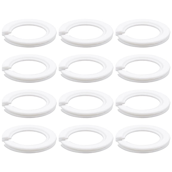 ULTNICE 12Pcs Lamp Shade Ring E27 to E14 Adapter Nylon Durable White for Table Ceiling Lamps