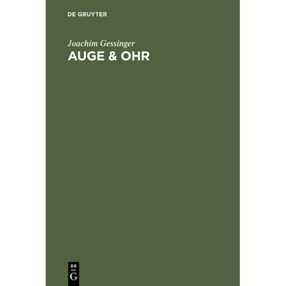 Auge & Ohr (Hardcover)