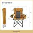 thumbnail image 6 of 2-Pack Arrowhead Outdoor Deluxe Folding Camp Chair with Armrest Cooler, 6 of 7