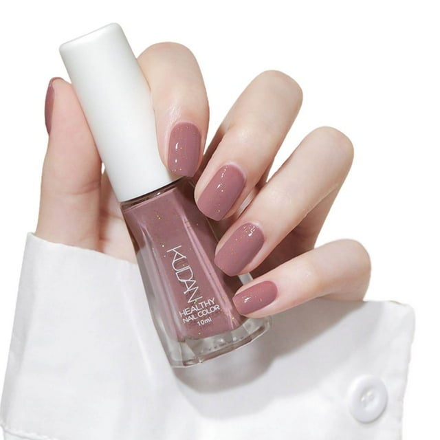 MesaSe 10ml Quick Drying Nail Polish Water-Based Tearable Sequins Baking Free Long Lasting Nail Polish for Female
