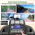 thumbnail image 4 of Treadmill with 20% Auto Incline for Home, 300-400LB Capacity, Folding Running Walking Treadmill, 12MPH Max Speed, 71 Programs, Bluetooth, Smart Apps, 1218 Newly Upgraded, 4 of 8