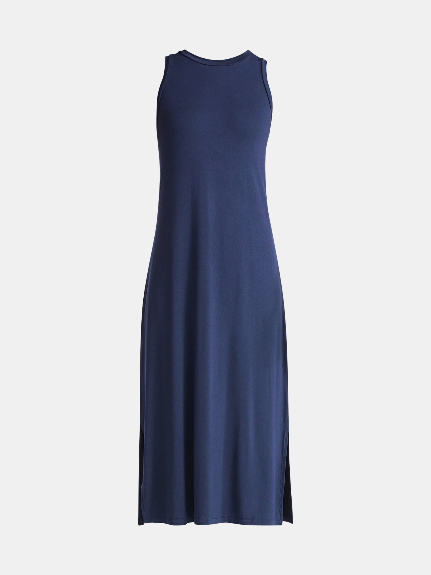 Time and Tru Women's Sleeveless Midi Column Dress, XS-XXXL