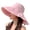 Pink, variant on Juliy Womens Summer Solid Color Neck Protection Fisherman Hat Foldable Wide Brim Sunvisor Hat Clothing Accessories