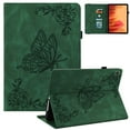 thumbnail image 1 of Allytech Samsung Galaxy Tab A8 10.5" Case 2021 Released SM-X200, Slim PU Leather Butterfly Embossed Shockproof Kickstand Protection Case Cover for Samsung Galaxy Tab A8 10.5 2021,Green, 1 of 6