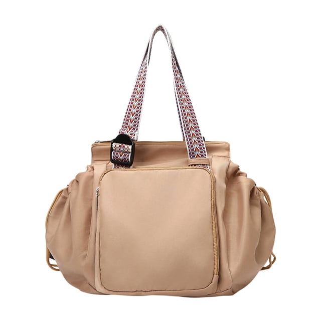 Bolso de hombro para mujer, organizador de moda, transformable, para ir de compras o fiestas. Caqui