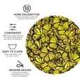thumbnail image 4 of Disketp Yellow Butterflies Funny Coasters,6 Pcs Leather Coasters With Holder, Perfect Housewarming Hostess Gifts,Protect Furniture From Water Marks Scratch And Damage, 4 of 9