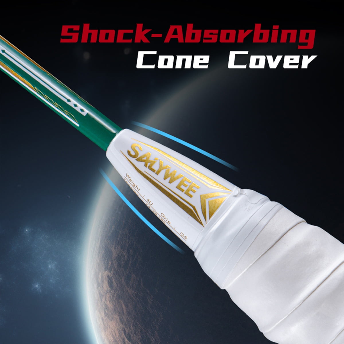 SALYWEE Holy Warrior Series Badminton Racket Tension 26-28lbs - Ultra-Light Carbon, Durable, 2pcs Set with Free Bag and Tapes, Pro-Grade Carbon Shaft, SALYWEE Holy Warrior Series Badminton Racket Tension 26-28lbs - Ultra-Light Carbon, Durable, 2pcs Set with Free Bag and Tapes, Pro-Grade Carbon Shaft,
