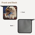thumbnail image 2 of Xecao Eagle With USA Flags for Silicone Trivet Mats - Heat Resistant Pot Holders, Multipurpose Non-Slip Hot Pads, 2 of 8