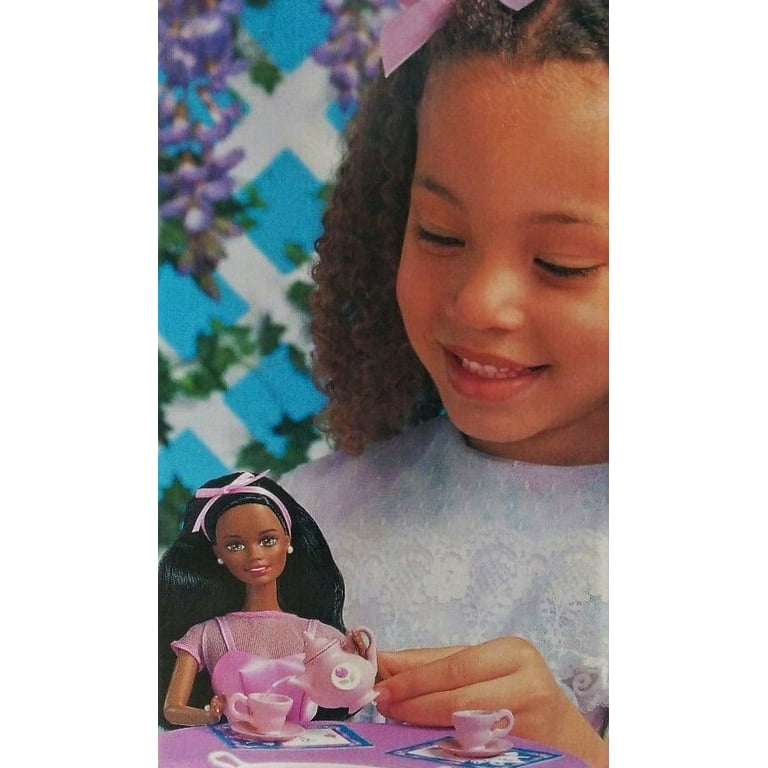 My First Tea Party Barbie Doll African American 1995 Mattel