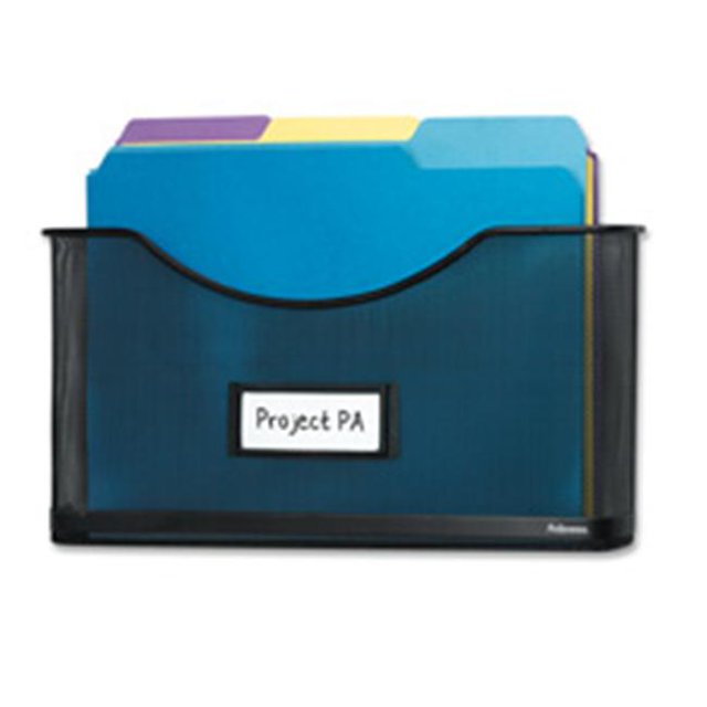 Fellowes Mfg. Co. FEL7702701 Lime Pocket- Mesh- 1-50in. Capacité- Noir