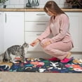 thumbnail image 3 of Shiba Inu and Pioneer Flower Kitchen Rugs Sets Of 2,Anti Fatigue Kitchen Mat Rugs Non Slip Washable,Decorative Kitchen Floor Mats for Kitchen,Sink,Laundry,17"x30"+17"x47", 3 of 7