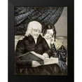 thumbnail image 2 of Ives, Currier and 15x18 Black Modern Framed Museum Art Print Titled - Search The Scriptures, 2 of 5
