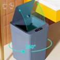thumbnail image 3 of HBBKVI 3.4 Gallon 3 Modes Motion Sensor Kitchen Trash Can, Plastic Automatic Bathroom Trash Can, Blue, 3 of 6