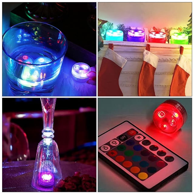 Greenadscape 8Ud Luces LED Impermeables Para Piscina Para Acuarios Y Fuentes