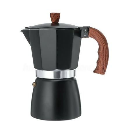 

iaksohdu Aluminum Italian Style Espresso Coffee Maker Percolator Stove Top Pot Kettle