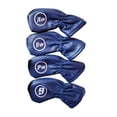 thumbnail image 4 of Ensemble de 9 Pcs Couvre-Chef Léger et Petit pour Transporter la Couvre-Chef sur le Golf Imperméable Applicable Blanc 9 Blanc Bleu, 4 of 5
