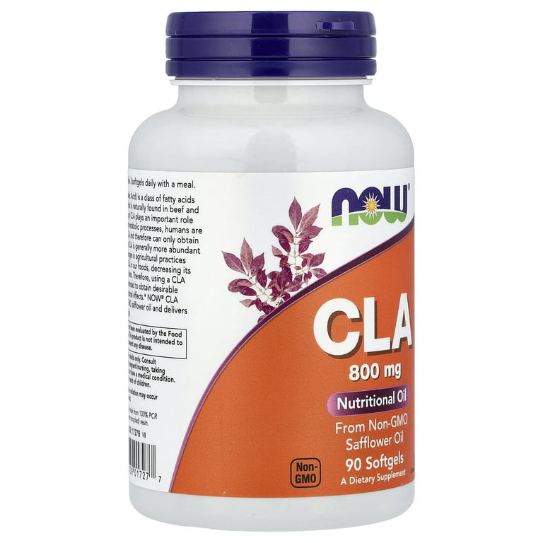 CLA NOW Foods, CLA Softgels, 800 mg, 90 Ct Dietary Supplement