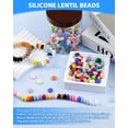 thumbnail image 4 of Perlas de silicona para lentejas FIVEIZERO, 12 mm, 240 unidades, en 48 colores, 4 of 6