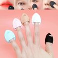 thumbnail image 1 of 3/5/10PC Mini Size Makeup Sponge Concealer Foundation Puff Air Cosmetic Cushion Sponge Finger Makeup Wet Dry BB Cream Applicator3pcs blue He Qiyong unisex, 1 of 1