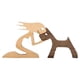 thumbnail image 1 of Estatua de madera para mascotas humanas Wosthever adorno artesanal decorativo tipo 6, 1 of 6