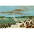 thumbnail image 3 of Catlin, George 18x13 Black Modern Framed Museum Art Print Titled - Portage Around the Falls of Niagara at Table Rock, 3 of 5