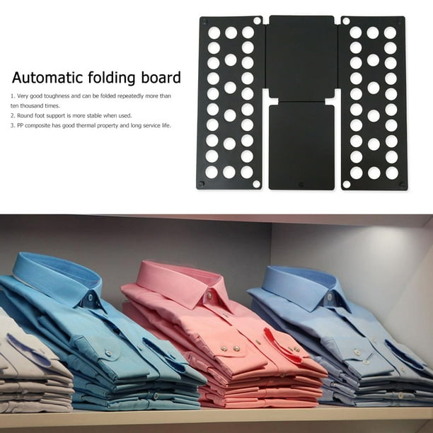 Ropa Plástico Tablero Plegable Carpeta Camisa para Herramienta Almacenamiento El ()
