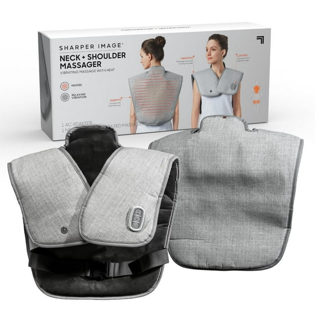 Le wrap de massage chauffant pour le cou et les épaules Sharper Image