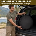 thumbnail image 5 of Wavraging Shower Tent, 3.9 x 3.9 x 6.2ft Pop Up Privacy Portable Camping Changing Tent for Outdoor Toilet, Dressing Room and Bathroom with Carry Bag for Beach, Camping, Hiking, 5 of 8