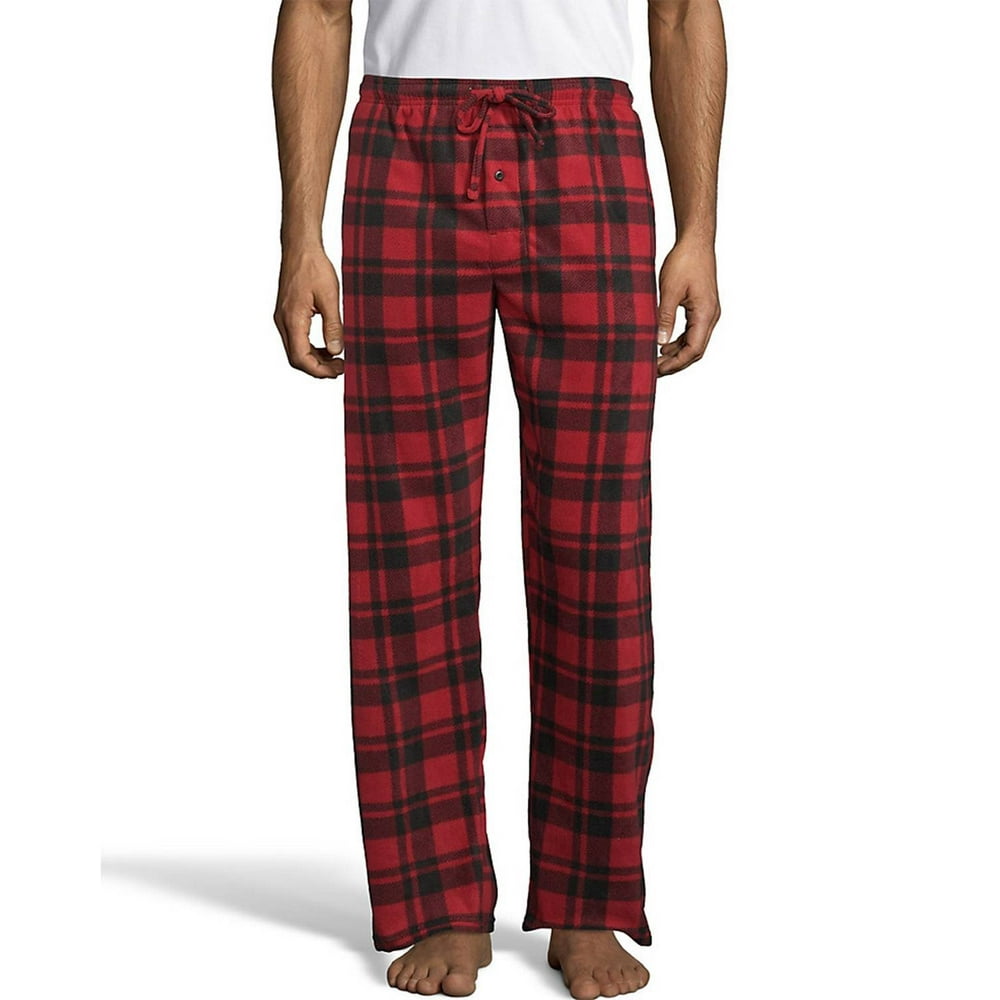 red and black plaid pants for men
