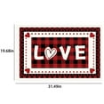 thumbnail image 3 of Valentine's Day Decor Valentines Welcome Doormat for Spring Outdoor Red Heart Love Front Door Mat Non-slip Washable Floor Mat Indoor Outdoor for Valentines Day Anniversary Wdding Home Decor, 3 of 7