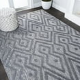 thumbnail image 5 of JONATHAN Y IBIZA 8 x 10 Area Rug, Balansat Moroccan Diamond - Dark Gray, IBZ100A-8, 5 of 10