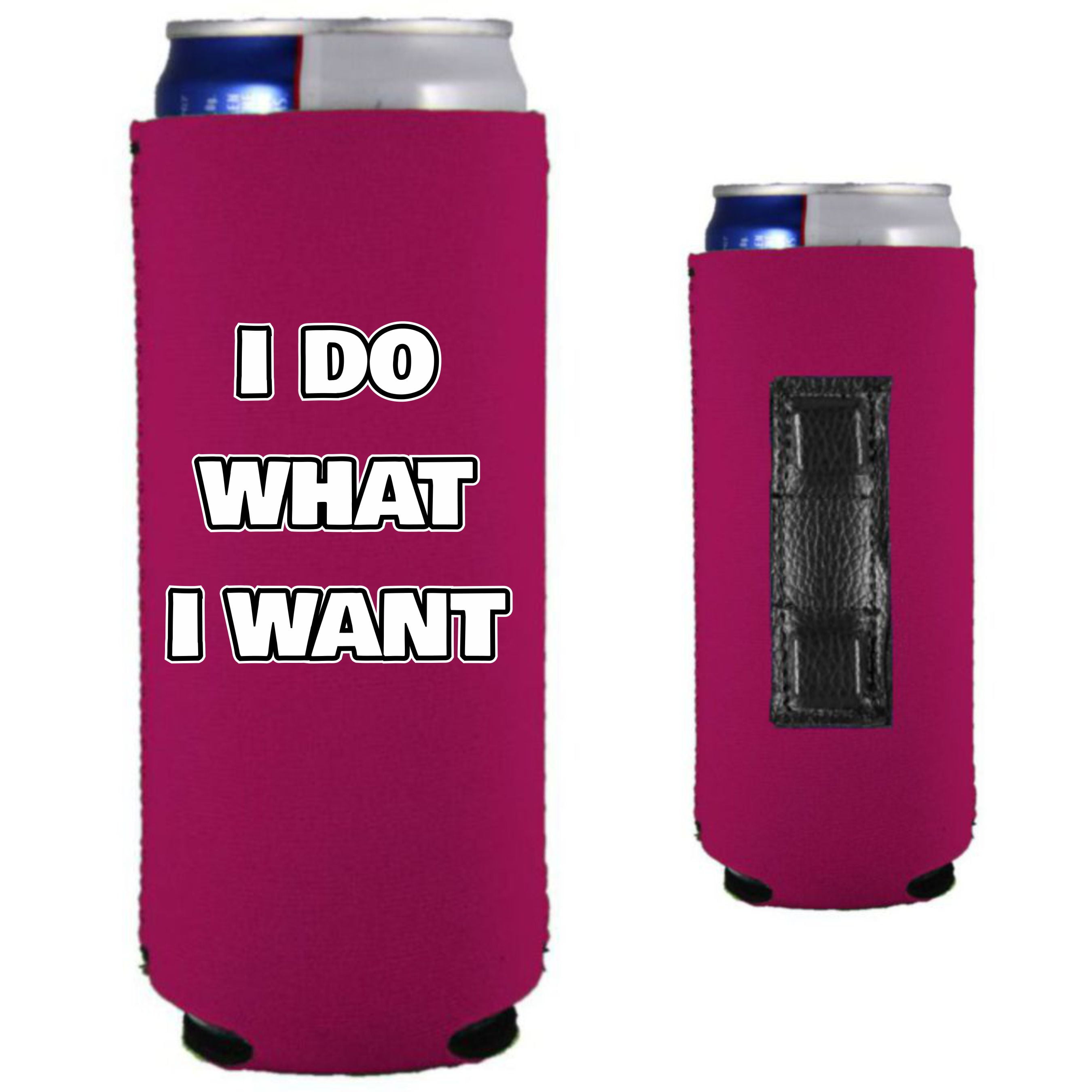 magnetic slim can koozie