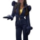 thumbnail image 1 of Traje de nieve cálido de invierno para mujer, pantalones deportivos al aire libre, traje de esquí, mono impermeable, 1 of 4