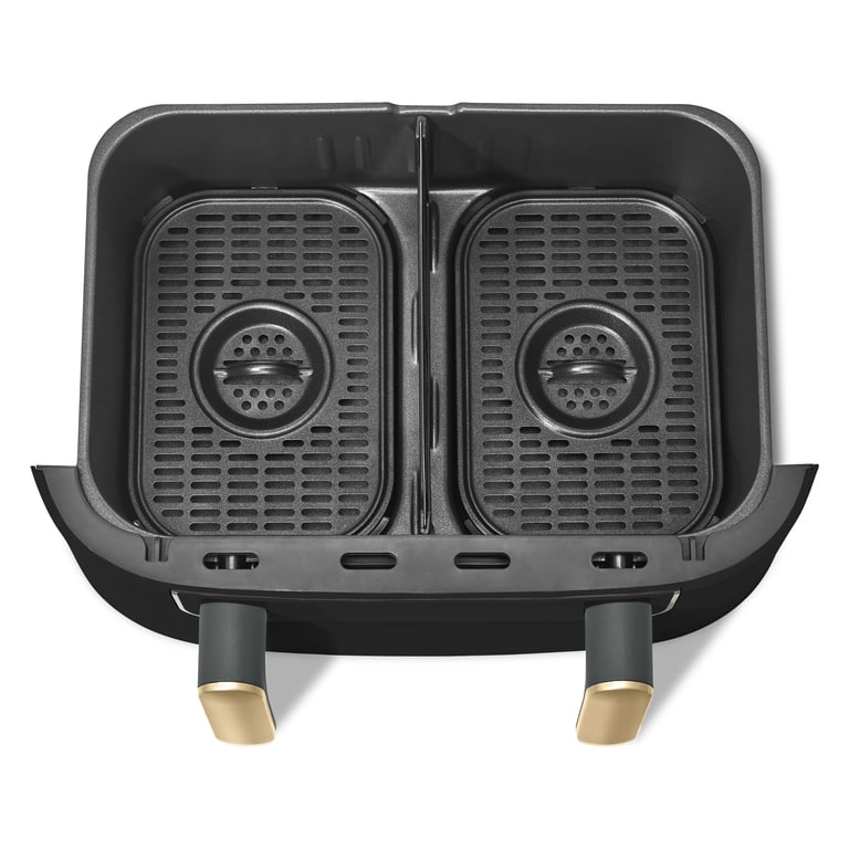 Beautiful 9 Qt TriZone Dual Basket Air Fryer, EverGood Ceramic