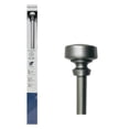 thumbnail image 7 of Lumino 5/8" Easy Mount Collection Shannon Nickel Knob Adjustable Curtain Rod Set, 32-84", 7 of 7