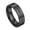 Men's Black, variant on 6mm Black/Gold/Silver Couple Rings Men Women's AAA CZ Stone Stainless Steel Band