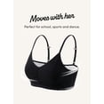 thumbnail image 5 of Fruit of the Loom Girls Sports Bra with Removable Pads, 2-Pack, Sizes (28-38), 5 of 6