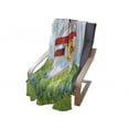 thumbnail image 4 of Cartoon Airplane Soft Flannel Fleece Blanket, Sunny Day with a Rainbow in Green Country with a Child Boy Riding a Plane, Cozy Plush for Indoor and Outdoor Use, 50" x 70", Multicolor, by Ambesonne, 4 of 6