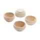 thumbnail image 4 of 4 piezas de cuenco artesanal de madera, cuenco sin terminar, decoración de tinción, cuenco para servir, pintura de 58mm x 33mm, cuencos en miniatura, 4 of 9