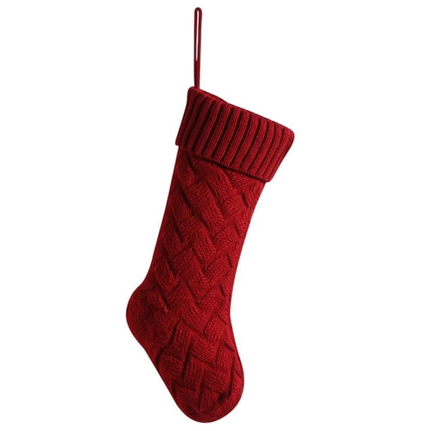 LUVCLS Calcetines decorativos navideños Cómodos calcetines de punto exquisitos Regalo