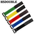 thumbnail image 3 of 10Pcs/Pack Cable Ties Straps Sticks Fastening Securing Wire Cord Organizer Fastener Reusable Hook and Loop Magic Tape Red 20CM X 2CM, 3 of 6