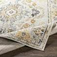 thumbnail image 5 of Hauteloom Mistley Living Room, Bedroom Area Rug - Traditional - Orange, Gray, Beige - 6'7" x 9', 5 of 8