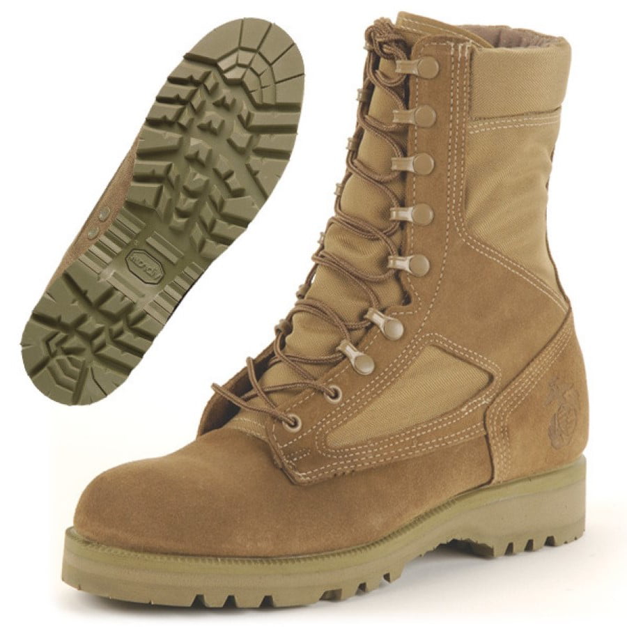 Altama Footwear GI USMC Military Jungle Boot Hot Weather Style 4150 Tan ...