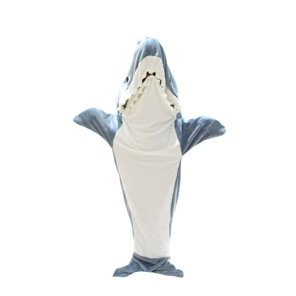Shark Blanket Hoodie Adult Shark Onesie Adult Wearable Blanket Shark Blanket 2023 Halloween Cosplay Ac01
