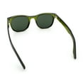 thumbnail image 7 of Gentlemanly Retro Horn Rim Hipster Fashion Plastic Sunglasses [All Green], 7 of 7