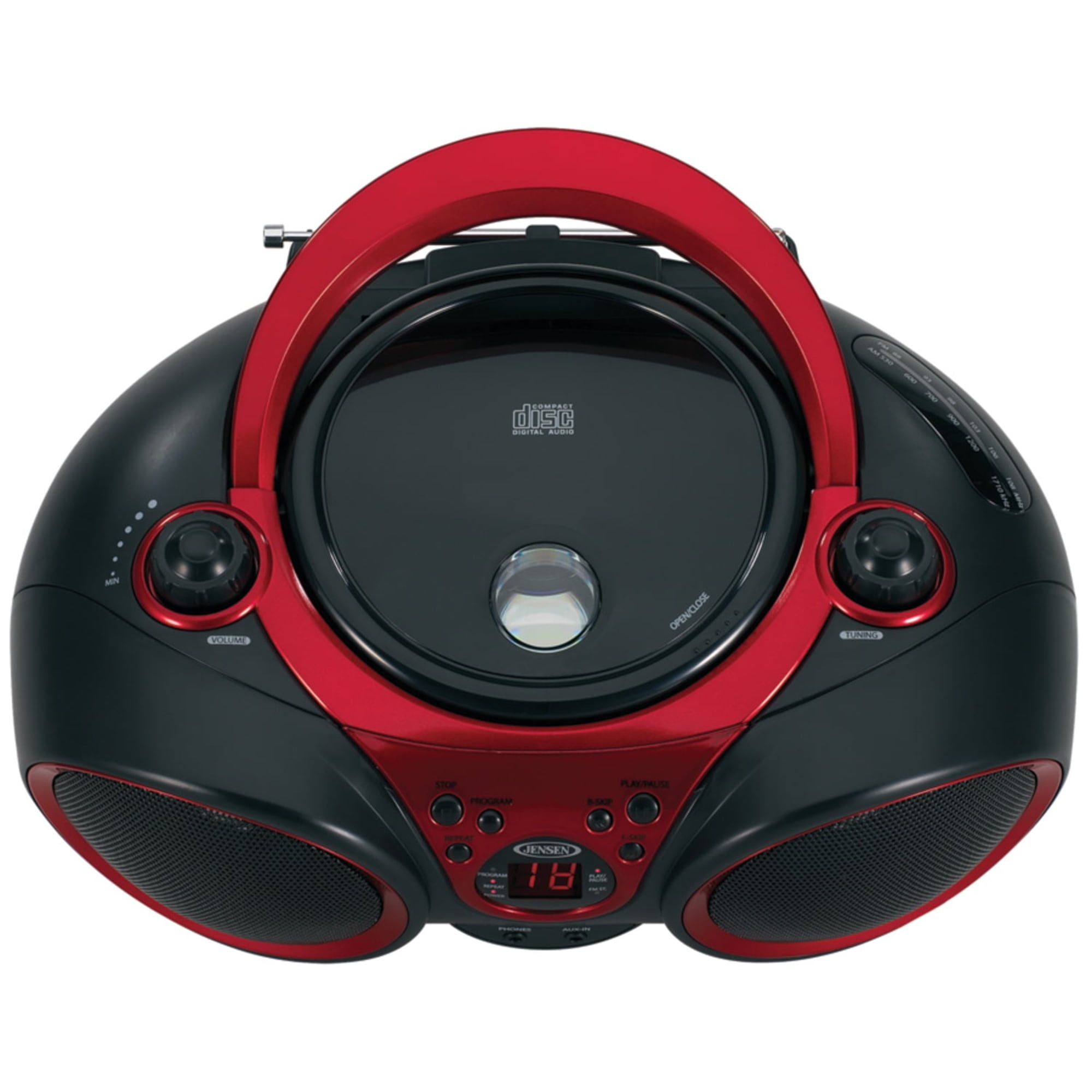Jensen CD490 Portable Stereo Cd Player With Am/Fm Stereo Radio