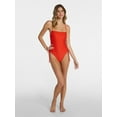 thumbnail image 2 of No Boundaries Essentials One-Piece Swimsuit, Women’s XXS-XXL, 2 of 5