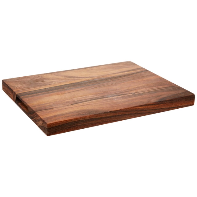 Ironwood Gourmet Tabla Para Cortar De Grano Largo, Madera De Acacia, Mediana, 20.0 X 15.0 X 1.5 In.